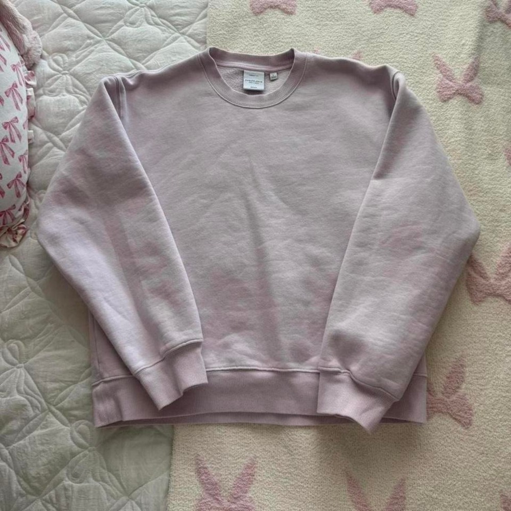 purplish pink aritzia crewneck sweatshirt - Picture 6 of 8